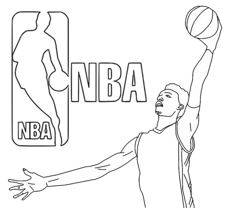 Coloriage NBA