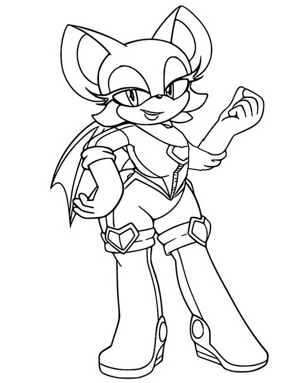 Coloring page Rouge