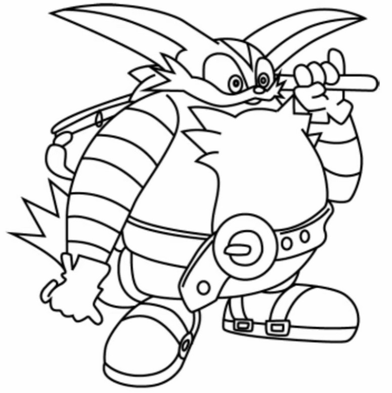 Coloring page Big the Cat