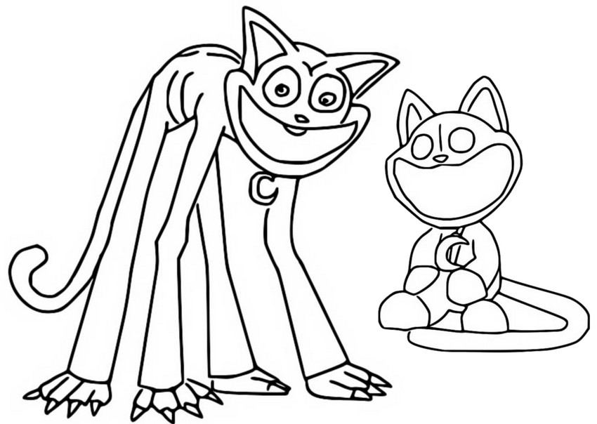Coloring page Toy's and monster's forms