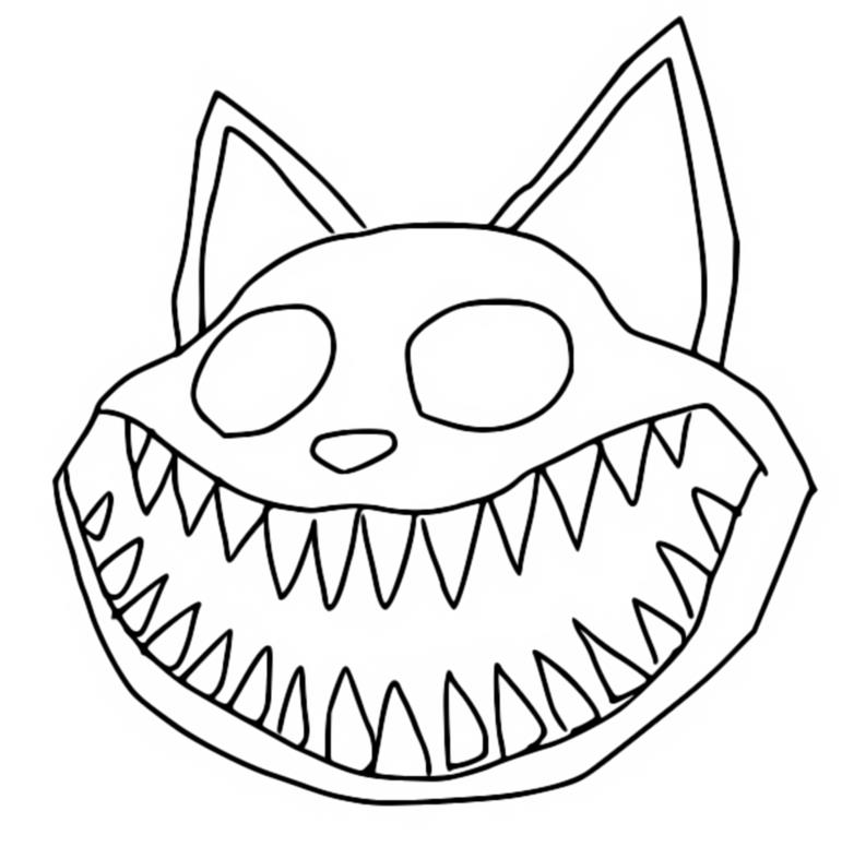 Coloring page Huge mouth