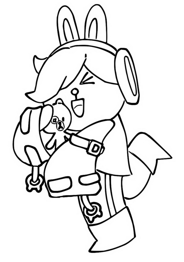 Coloring page Fangirl Cony