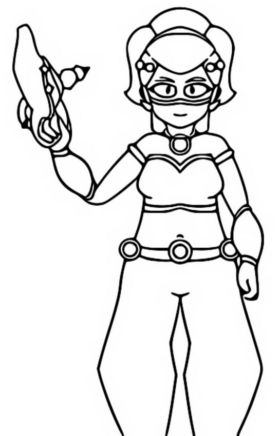 Coloriage Shelly Dancer