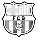 Coloriage Ecusson FC Barcelone