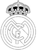 Coloriage Ecusson Real Madrid