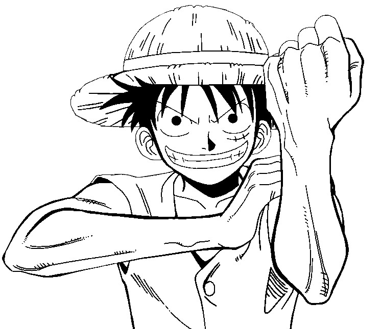One Piece Luffy Coloring Pages Coloring Pages