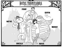 Coloriage Hotel Transylvanie