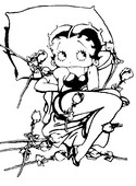 Coloriage Betty Boop