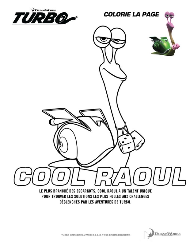 Coloriage Cool Raoul