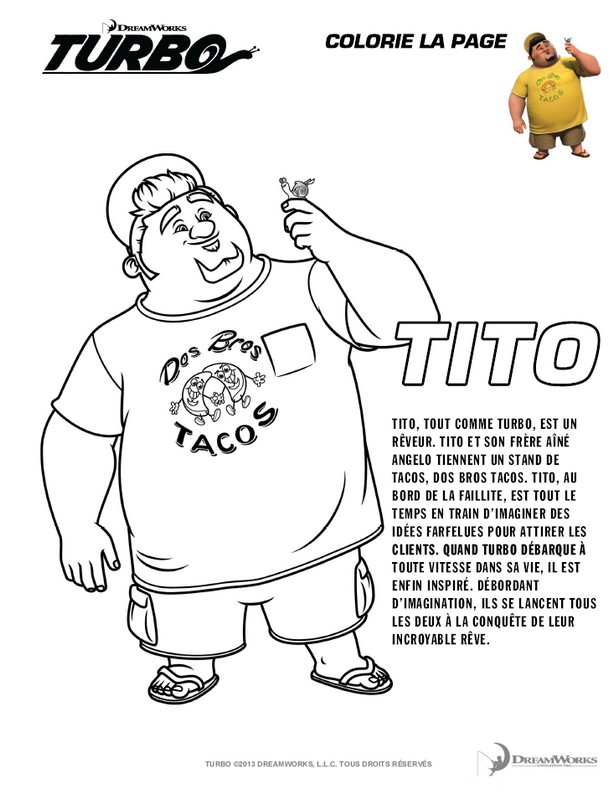 Coloriage Tito
