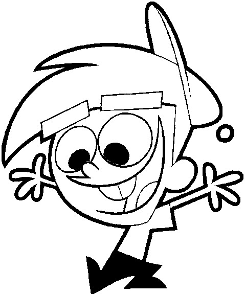 Coloriage Timmy Turner