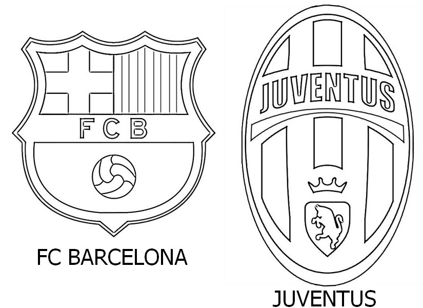 Coloriage Finale de la ligue des champions 2015 FC Barcelone - Juventus