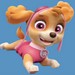 Kleurplaten Paw Patrol - Skye