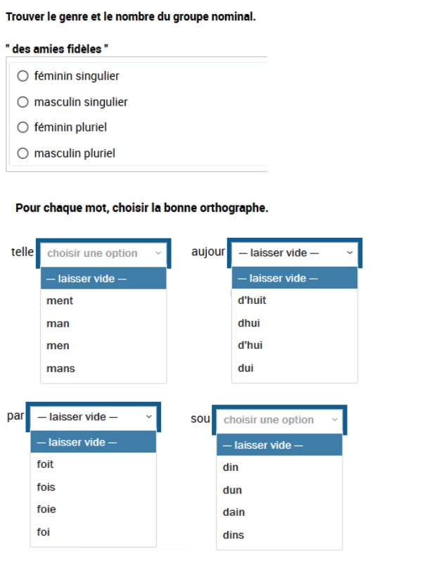 francais 6eme