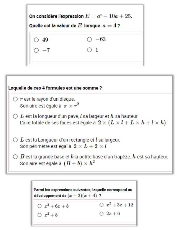 evaluations 2nde