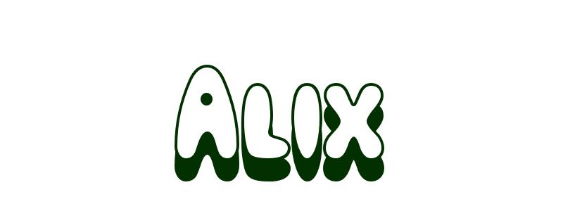 Coloriage Alix