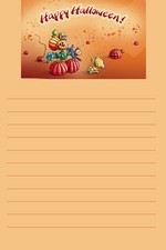 Papier à lettre Happy Halloween