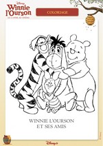 Jeu Coloriage Amis de Winnie