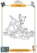 Jeu Coloriage Bambi