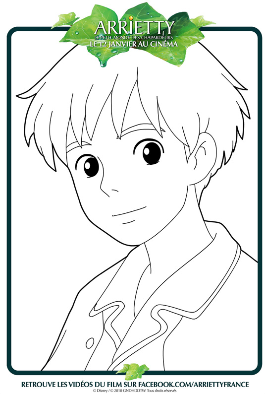 Coloriage Sho - Arrietty