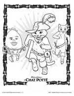 Jeu Coloriage Le Chat Potté et ses amis