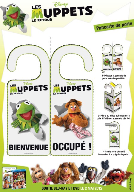 Pancarte de porte Muppets Show - Les Muppets