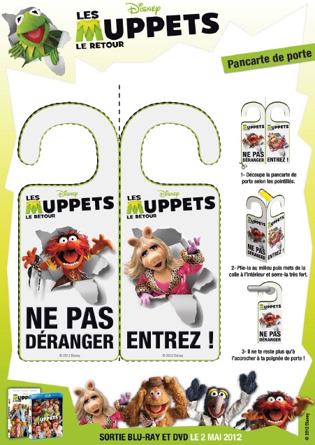 Pancarte de porte Muppets - Les Muppets