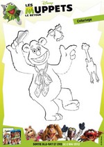 Jeu Coloriage de Fozzie du Muppet Show