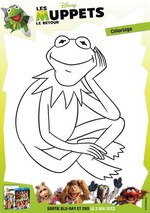 Jeu Coloriage grenouille du Muppet Show