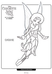 Jeu Coloriage Ondine