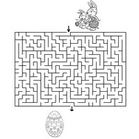 Jeu Paques labyrinthes