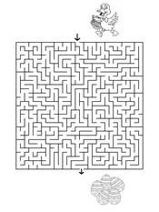 Jeu Paques labyrinthes