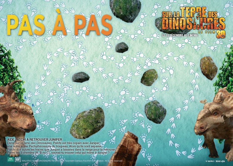 Pas à pas - Sur la terre des dinosaures