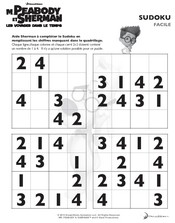 Jeu Sudoku facile