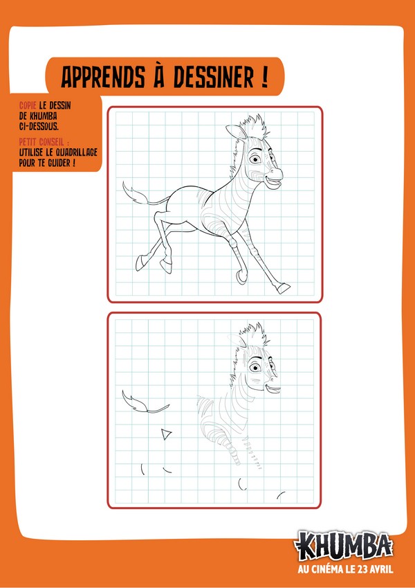 Apprends à dessiner Khumba