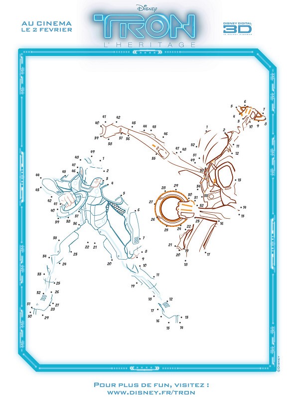 Points à relier Tron - Points a relier