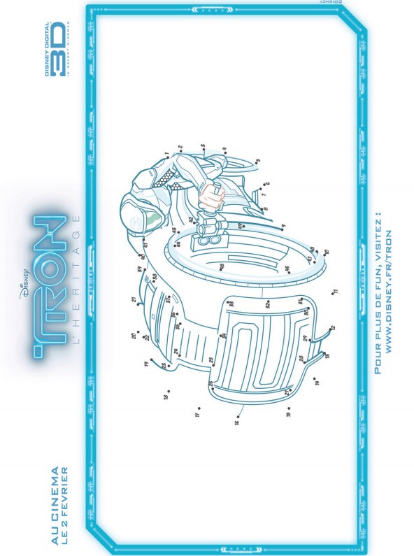 Tron: relie les points - Points a relier