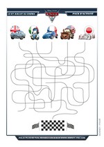 Jeu Labyrinthe Cars Disney