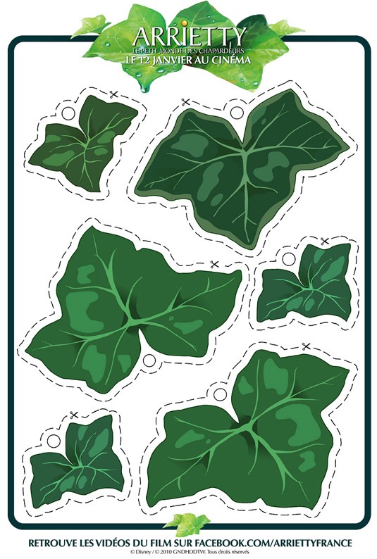 Feuilles à découper - Decoupage