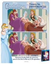 Jeu 5 différences Cendrillon