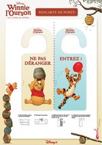 Jeu Panneau de porte Winnie l'Ourson