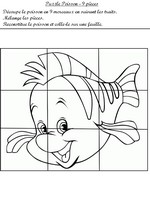 Jeu Puzzle poisson