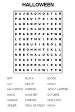 Jeu Halloween En anglais