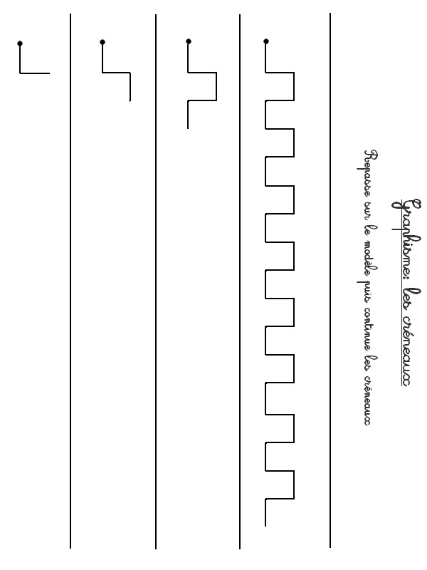 Graphisme - Les créneaux - Activites maternelle Fete des Rois